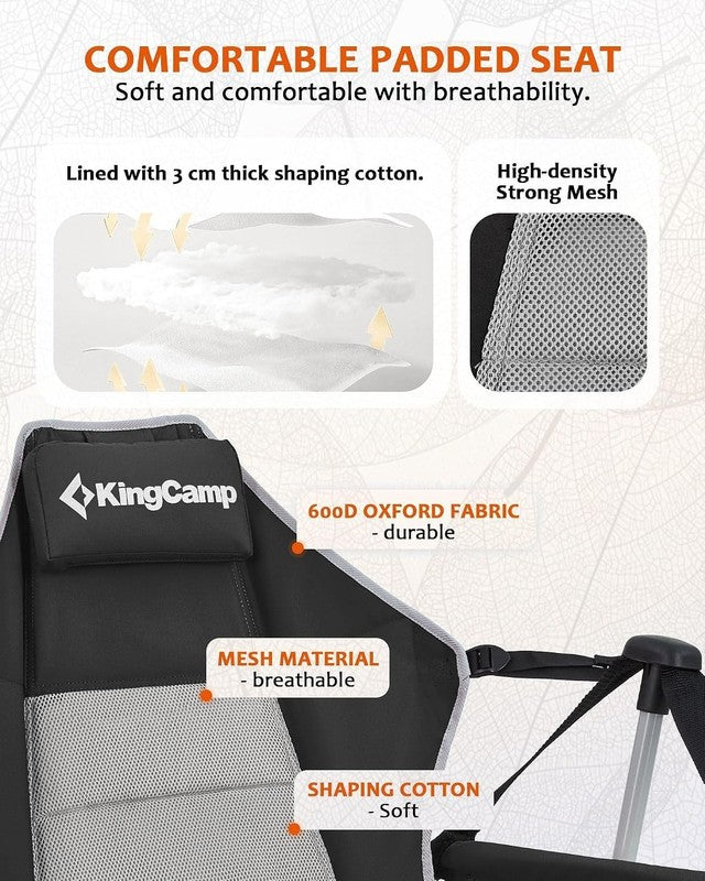 Oversized Hammock Camping Chair 400lb Folding Rocking Recliner Outdoor8