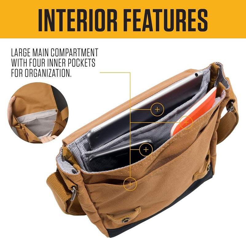 Crossbody Snap Bag, Durable, Adjustable Shoulder Bag with Flap over Snap Closure3