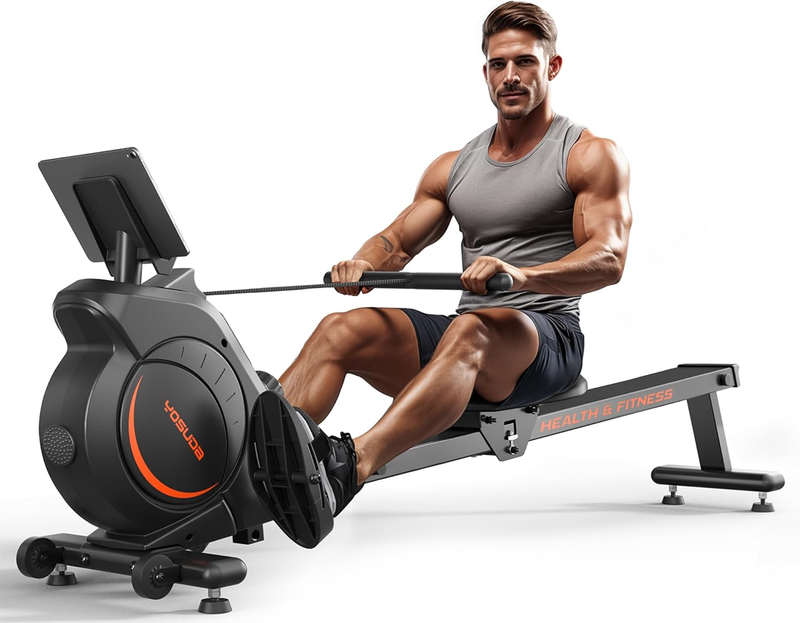 Magnetic & Water Rowing Machine Home Bluetooth App Supported Comfortable0