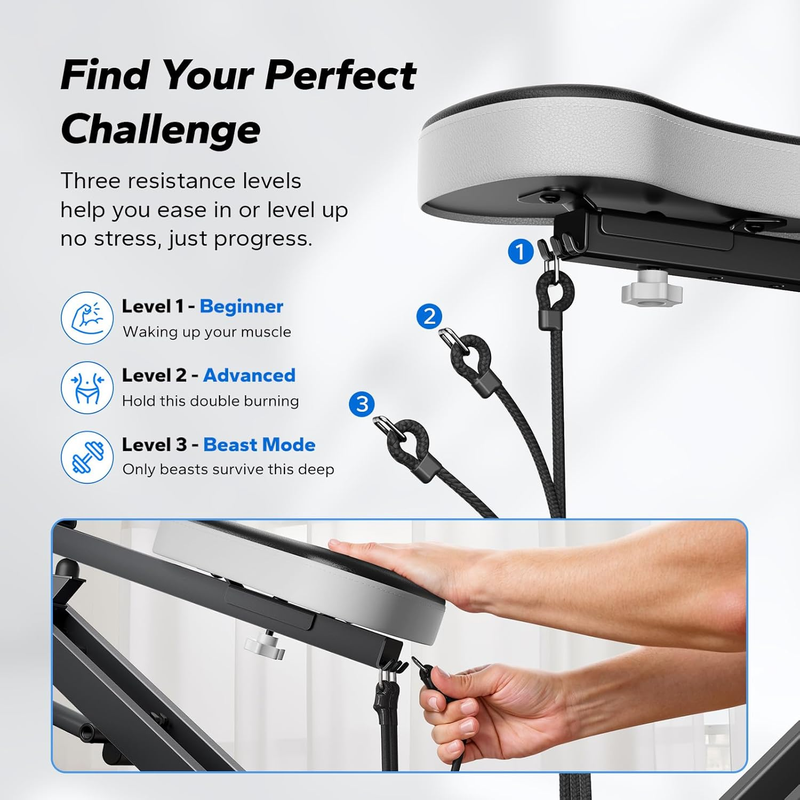Squat Machine,  R07 2 in 1 Squat Rowing Machine, Easy Setup & Foldable Exercise 5