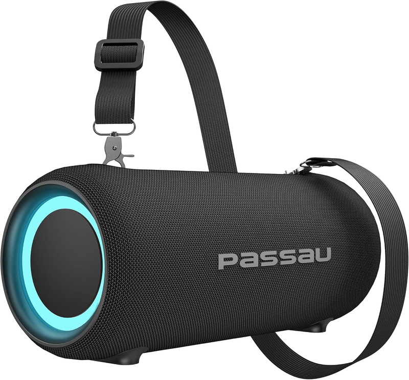 40W Bluetooth Speaker, Deep Bass, IPX5, RGB Lights, All-Day Playtime, Portable0