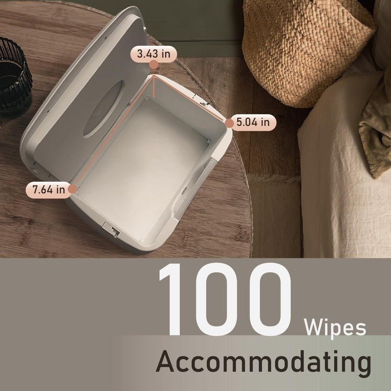Baby Wipe Warmer Dispenser w/ Dual Heat Night Light Large Capacity4