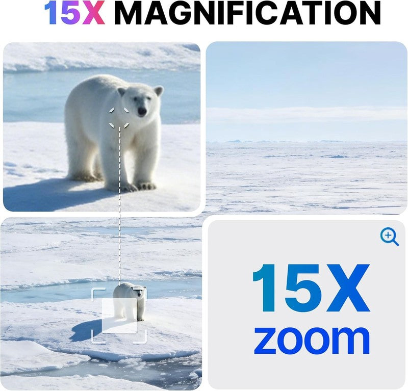 15X56 Monocular Telescope High Power Monoculars High Definition for Adults Kids 3