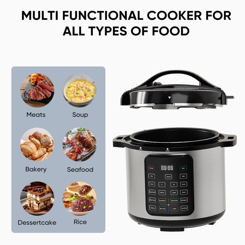 8Qt 7-in-1 Instant Electric Pressure Cooker Multi-Function Stainless Pot5