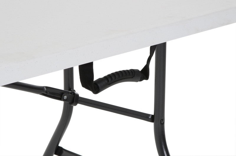 6 Foot Premium Folding Table, White Speckle7
