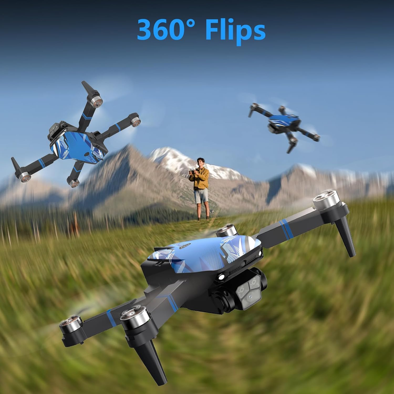 FPV Drone w/ Camera LCD Screen Brushless Motor Foldable RC Quadcopter6