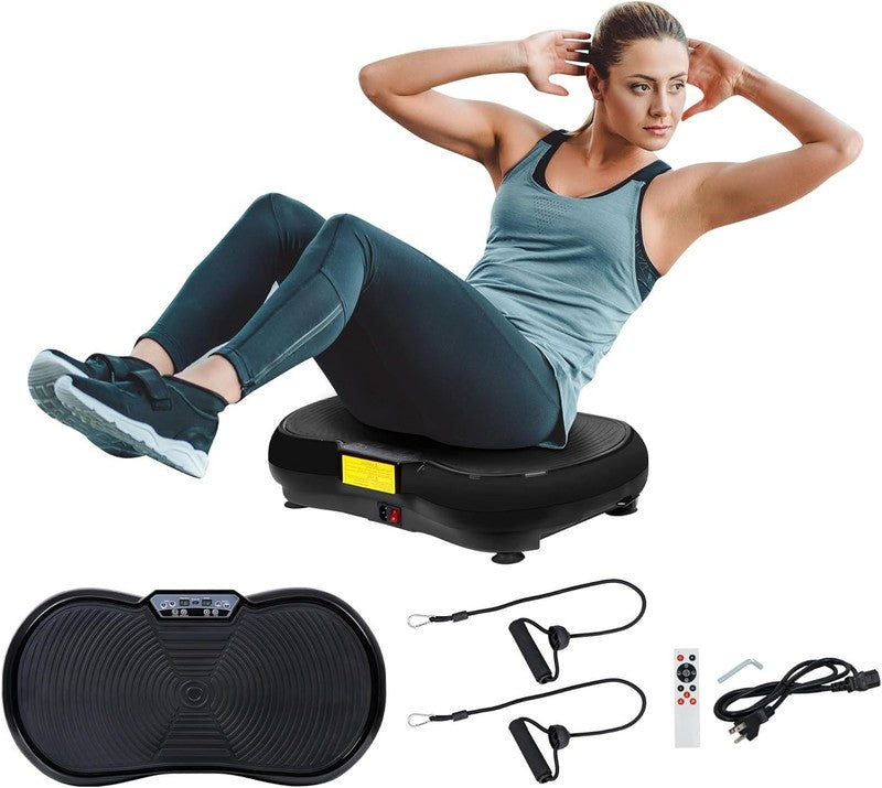 Pro Vibration Plate Machine 99 Levels Whole Body Workout Bands Bluetooth0