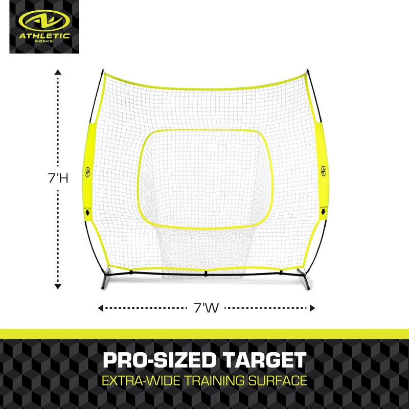 7ft x 7ft Baseball Softball Training Net Hit and Pitch Practice Net10