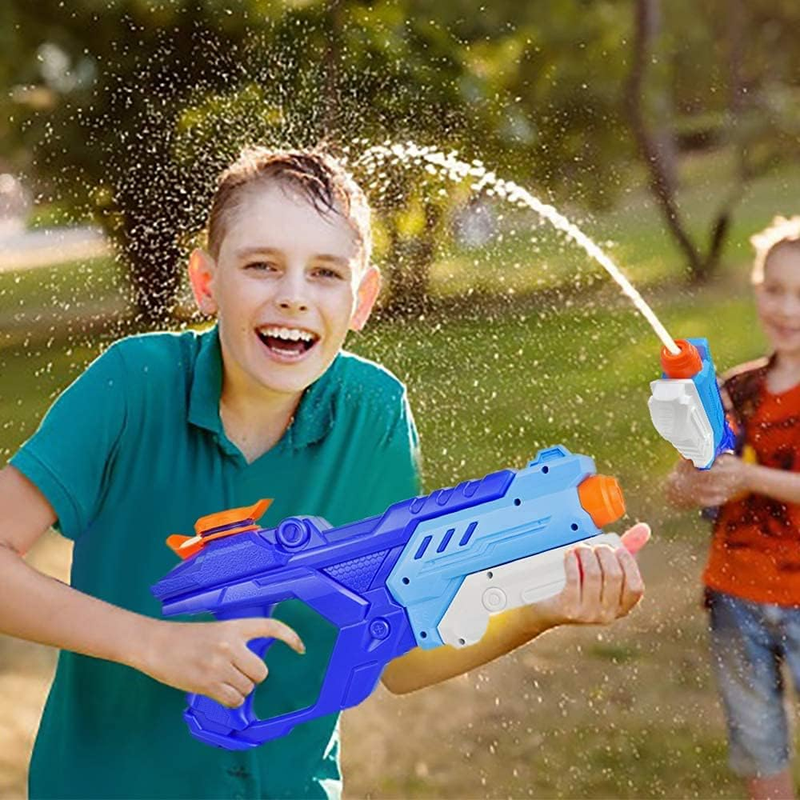 3 Pack Water Guns 600CC Super Blaster Soaker Pool Beach Outdoor Toy Blue5