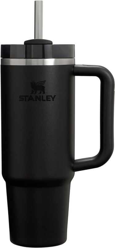 Stanley Quencher H2.0 30oz Tumbler w/ Handle Straw Insulated Black0