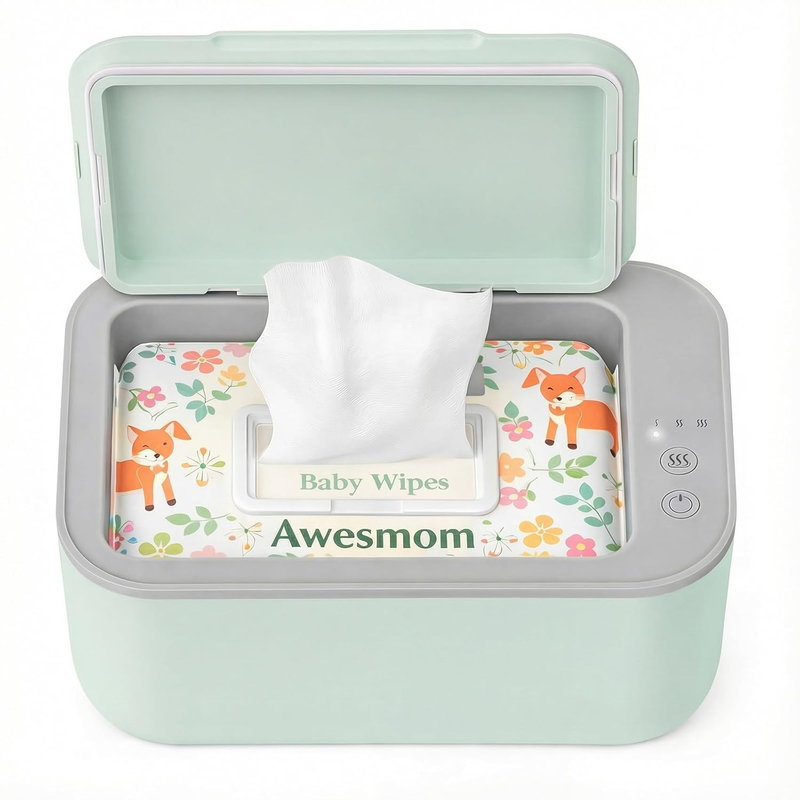 Baby Wipe Warmer 3 Level Temp Quiet Heating Large Capacity Green10