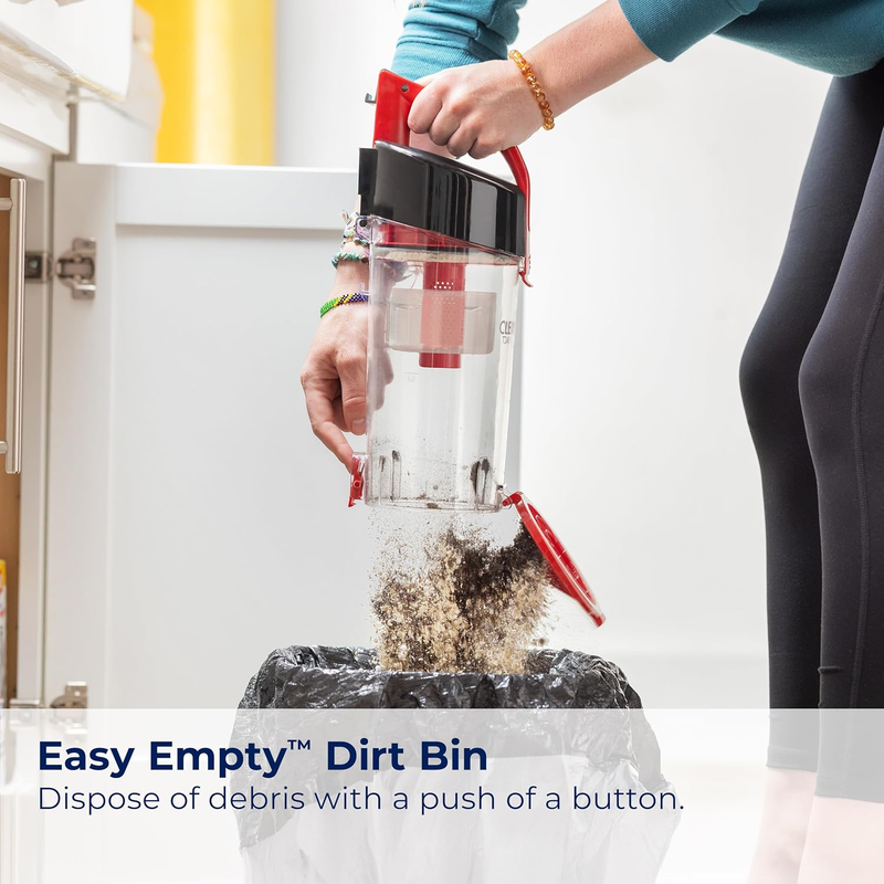 Cleanview Compact Upright Vacuum, Fits in Dorm Rooms & Apartments, Lightweight w5