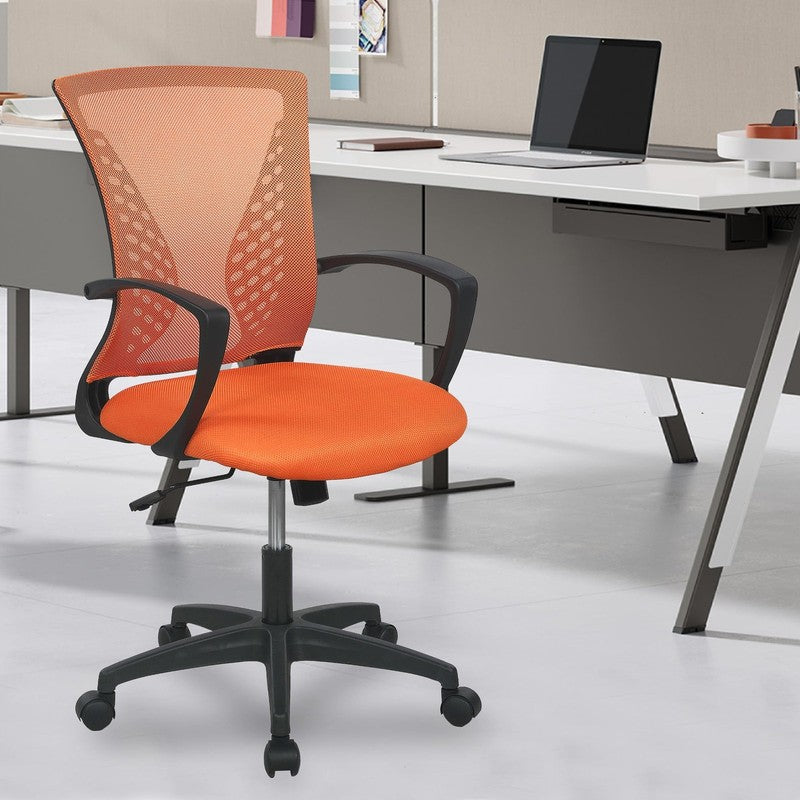 Ergonomic Office Chair, Lumbar Support, Adjustable Height with Armrests for Adul1