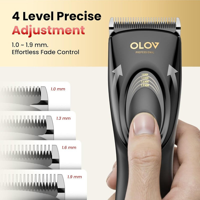 Cordless Hair Clippers for Men | Adjustable Length & Ceramic Blade Grooming Kit1