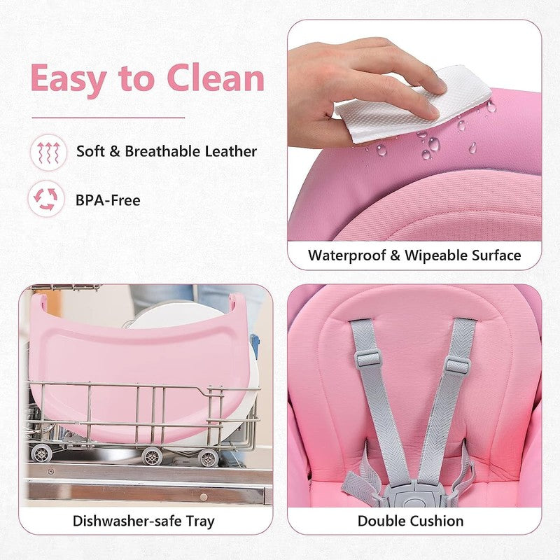8 in 1 Baby High Chair, Convertible Highchair for Babies and Toddlers, Infant Di1