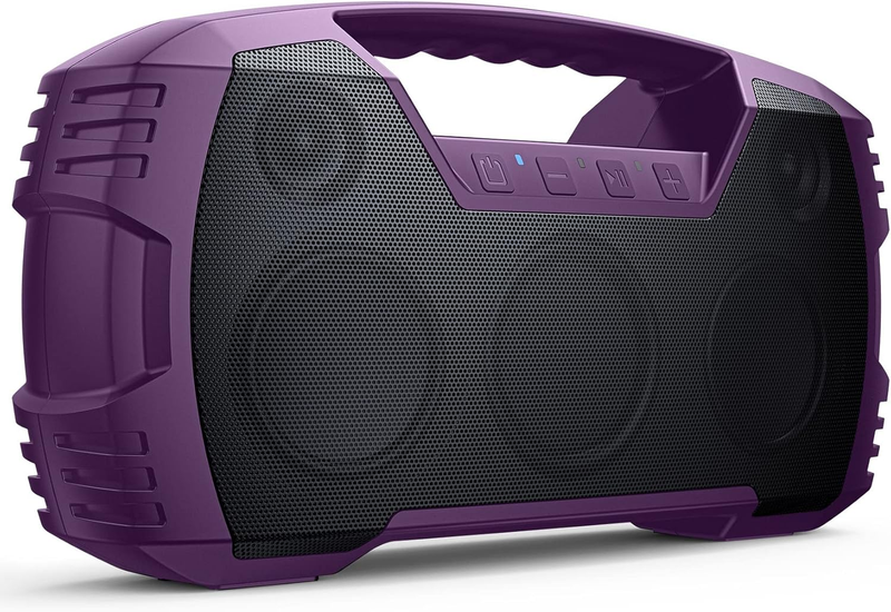40W Bluetooth Speaker, IPX7 Waterproof, 32H Playtime, Deep Bass, Portable Handle9