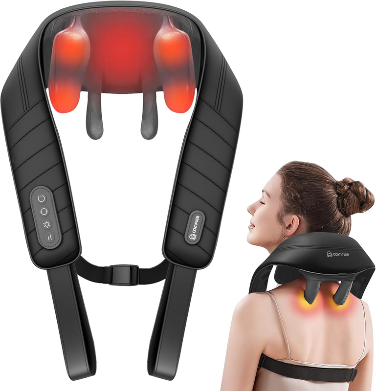 Cordless Neck Massager w/ Heat 4D Shiatsu Deep Tissue FSA HSA Eligible11
