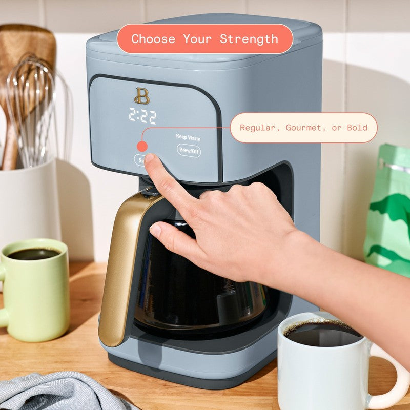 12 Cup Programmable Coffee Maker, Cornflower Blue by Drew Barrymore3