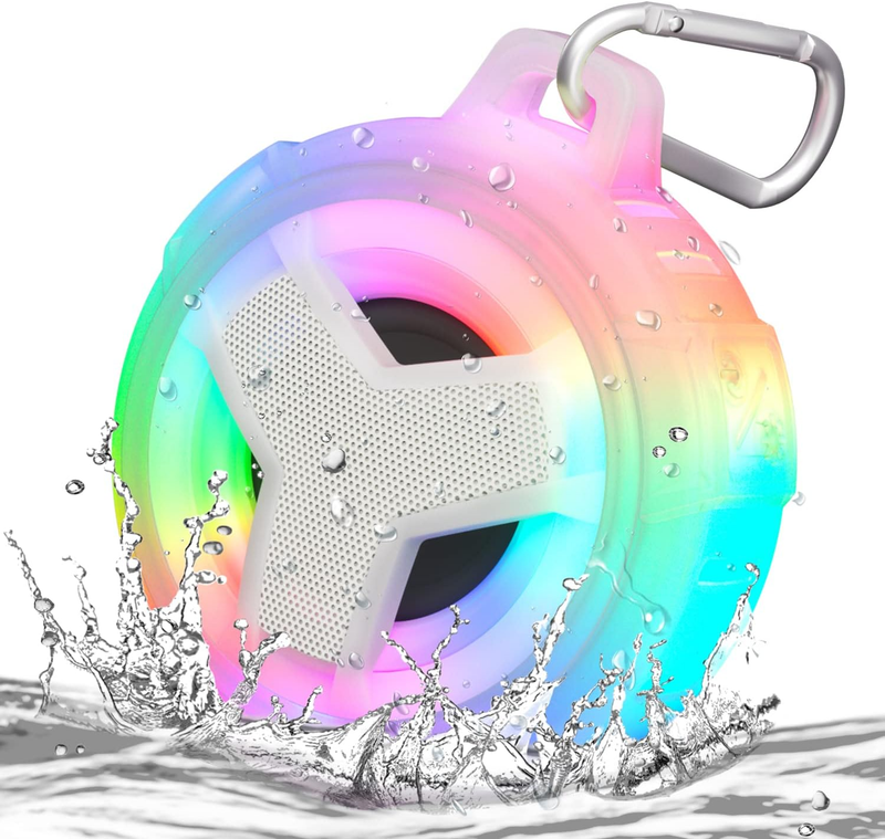 Bluetooth Shower Speaker, Portable Bluetooth Speakers, IP67 Waterproof Wireless 10