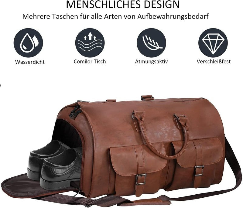 2in1 Garment Duffle Bag Hanging Suit Travel Carry On Business Men Women7