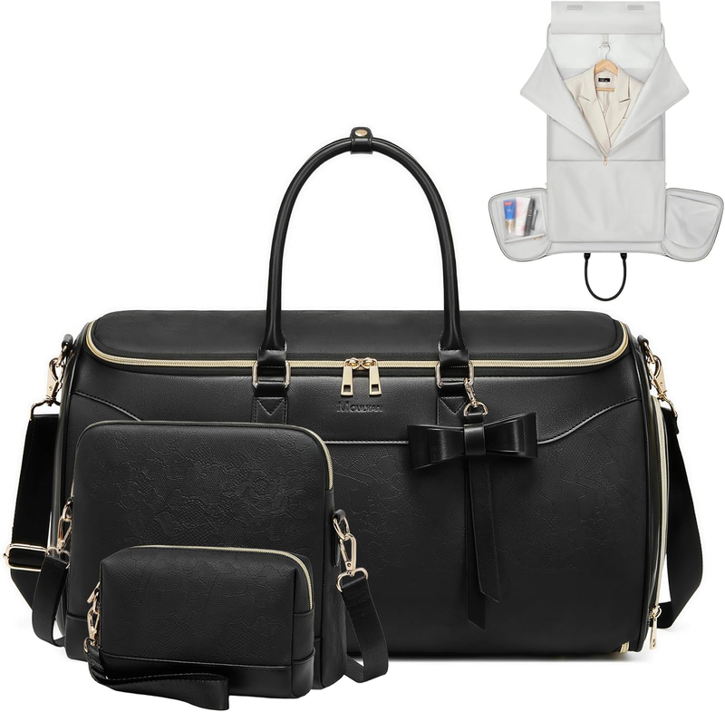 45L Garment Duffle Bag Black 3in1 Hanging Suit Travel Carry On8