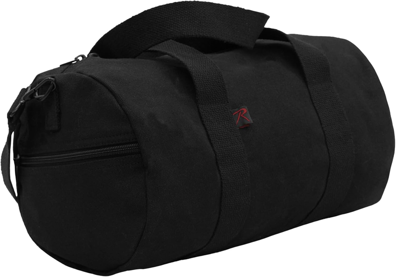 Heavy-Duty Canvas Shoulder Duffle Bag - Rugged Travel Gym Gear Equipment Bag10