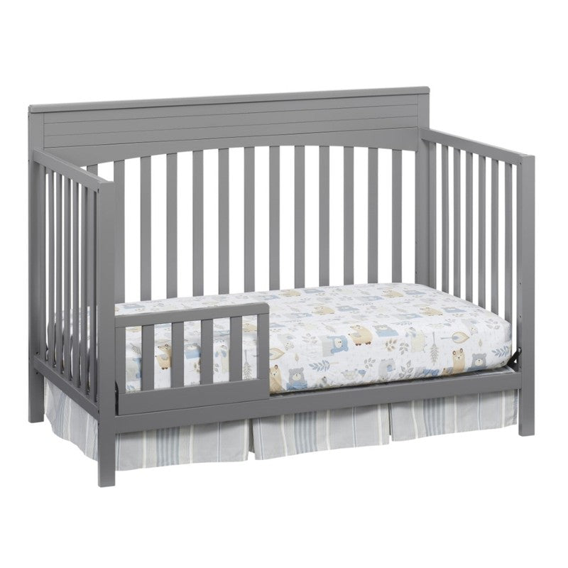 Harper 4-in-1 Convertible Crib Dove Gray GREENGUARD Gold Wooden3