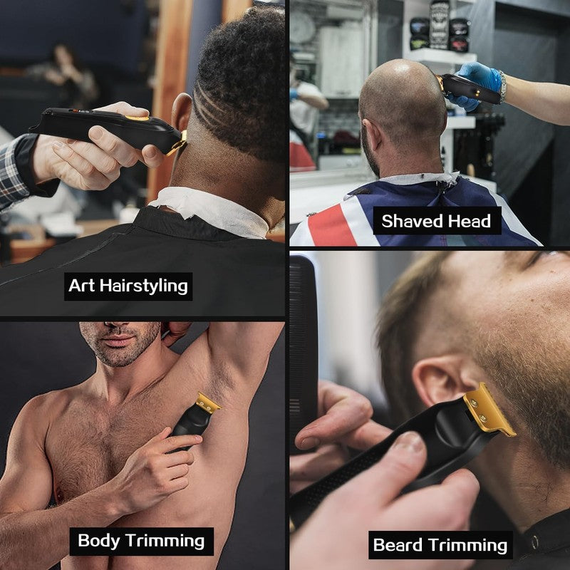 Men’s Hair Clippers & Trimmers | Cordless Professional Barber Haircut Kit6