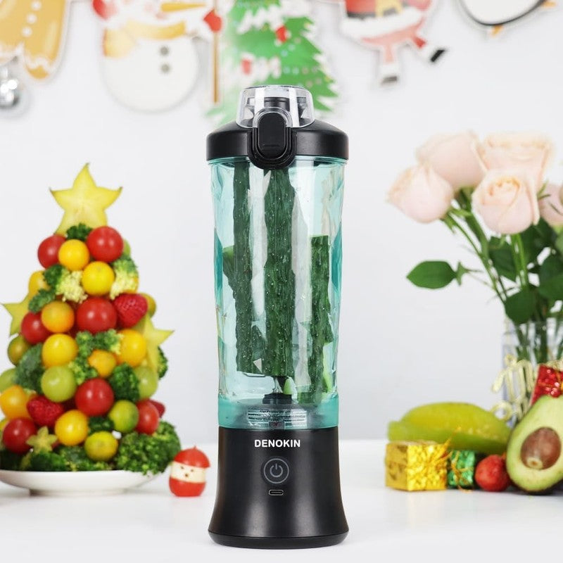 Portable Blender 20Oz Cordless Personal Blender w/ 6 Blades for Shakes & Travel8
