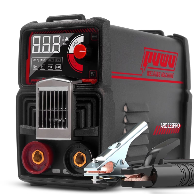 110V 135A Stick & TIG Welder with Digital Screen, Overheat Protection & Hot Star10