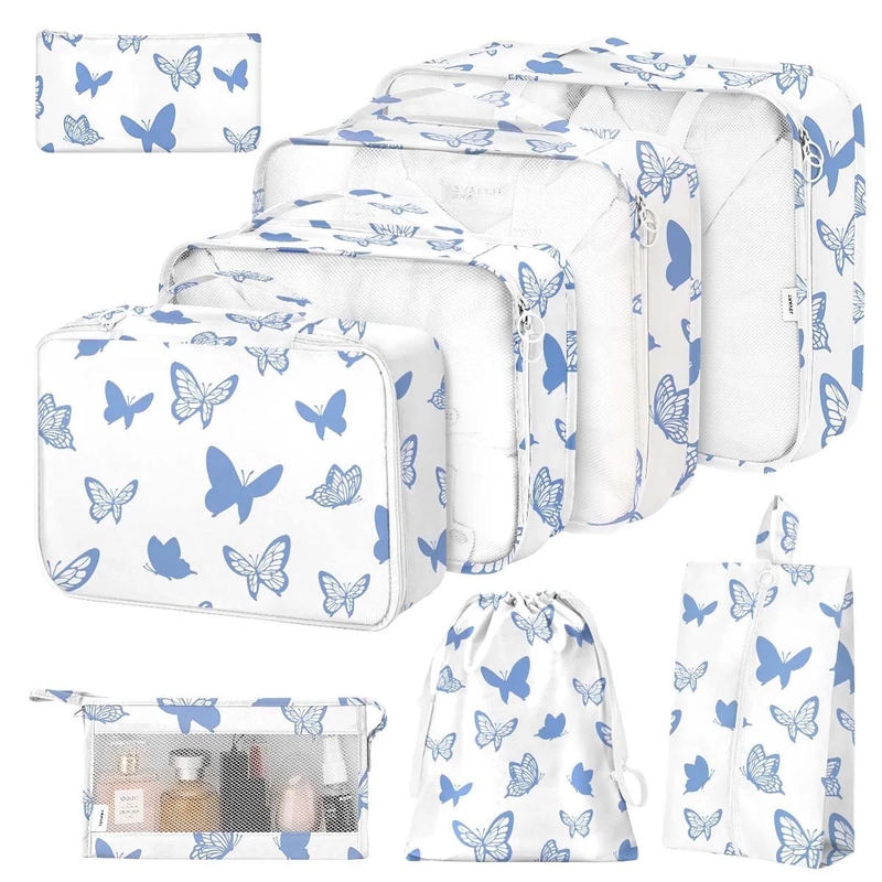 8Pcs Packing Cubes for Luggage , Packing Cubes for Travel Luggage Packing Organi8