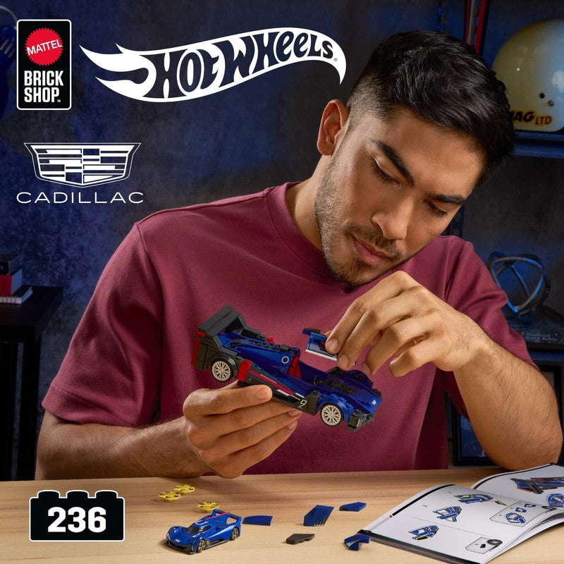 Hot Wheels Cadillac Project GTP Hypercar Building Toy Kit 236 Pieces Collectors1