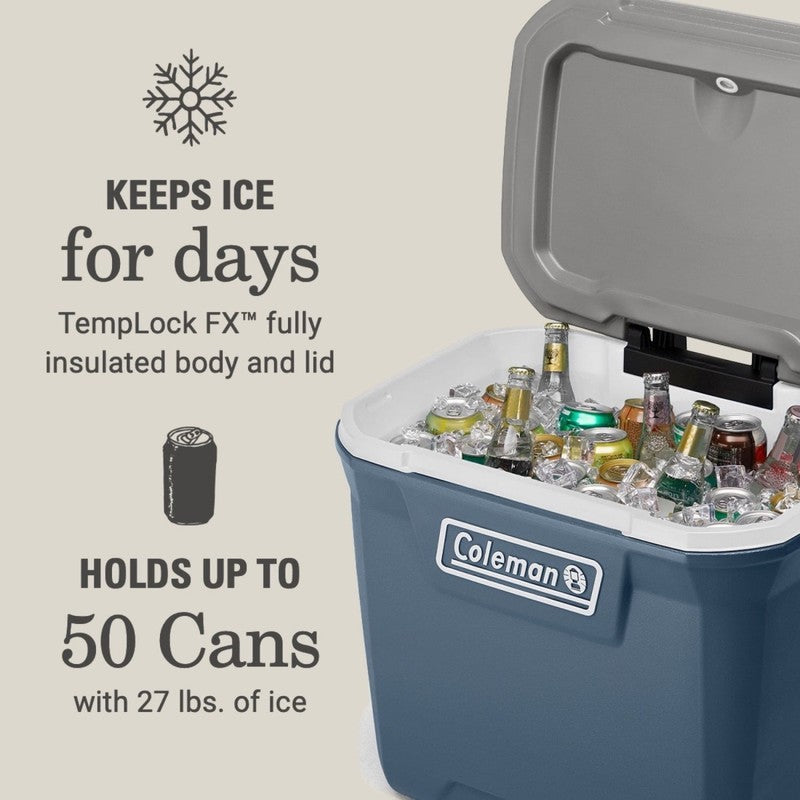 316 Series 60QT Hard Chest Wheeled Cooler, Lakeside Blue1