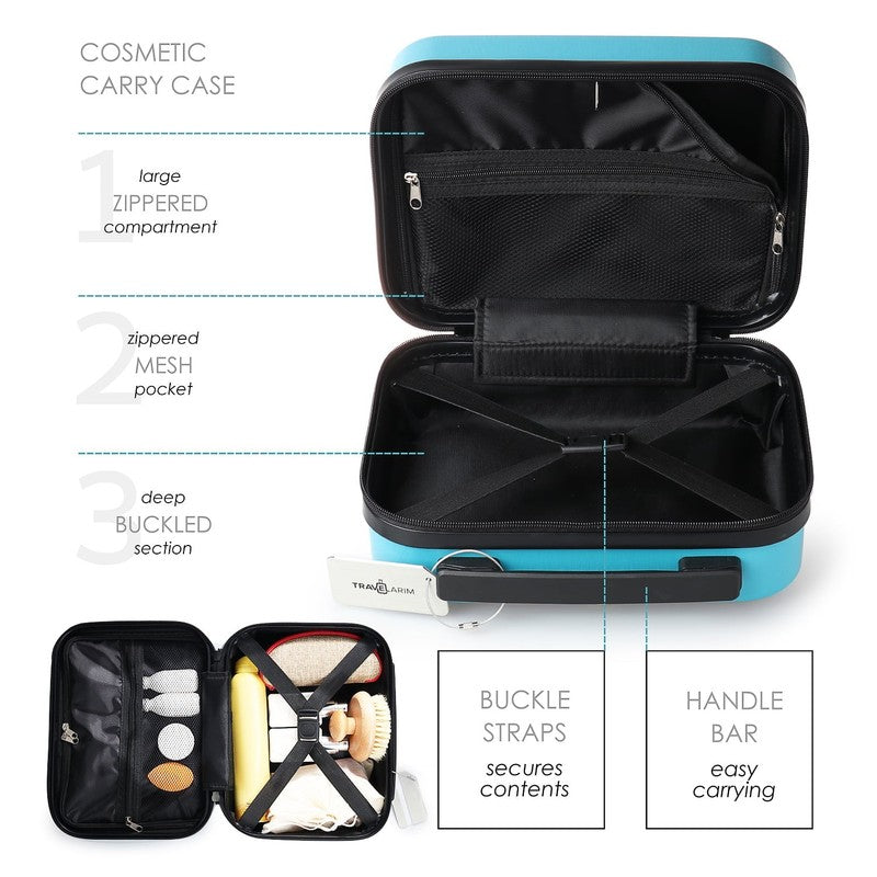 22" Hardside Carry on Luggage 22X14X9 Airline Approved and Expandable Luggage, F4