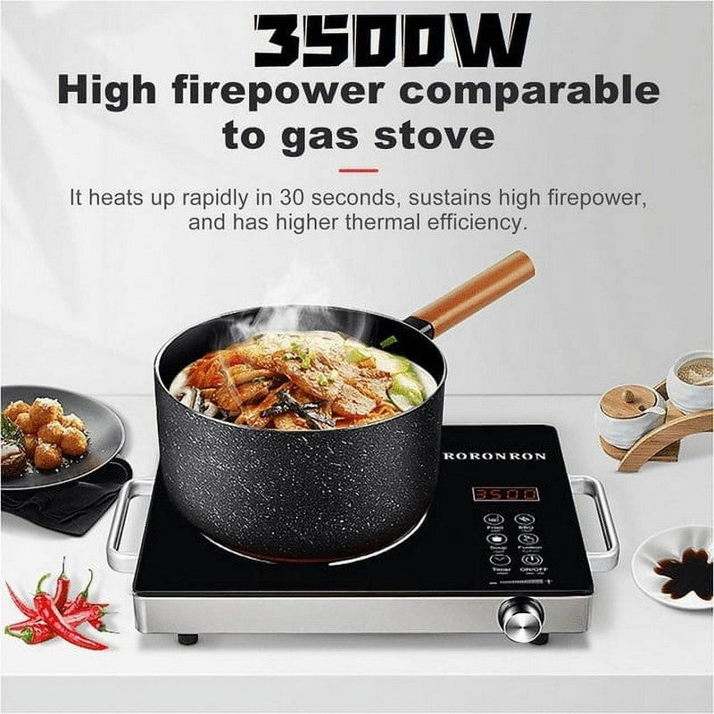 3500W Electric Ceramic Stove Hot Plate Infrared Induction Cooktop 110V9