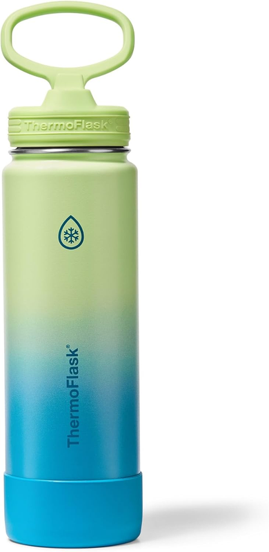 24oz Insulated Water Bottle Stainless Steel Spout Lid Leakproof Hot Cold11