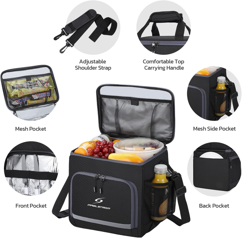 Insulated Lunch Bag Men Women Leakproof Cooler Lunch  Bag Portable Lunch Cooler2