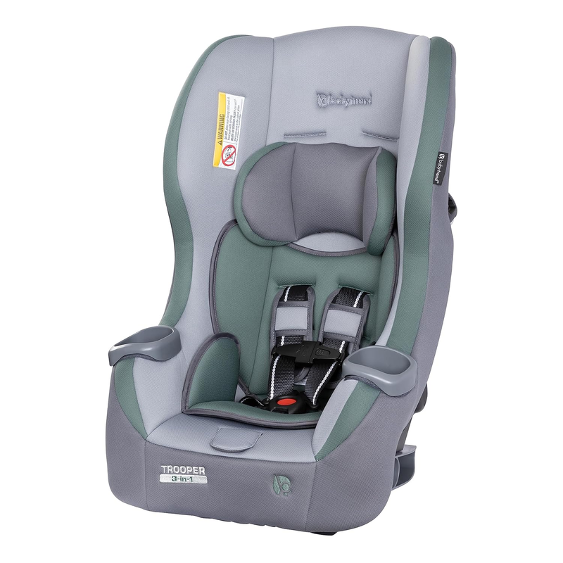 Trooper 3 In 1 Convertible Car Seat, Dash Sage0