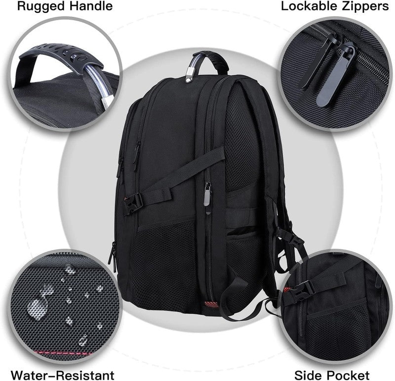 Extra Large Travel Laptop Backpack, 17.3 Inch Carry on Backpack for Men Women, B2