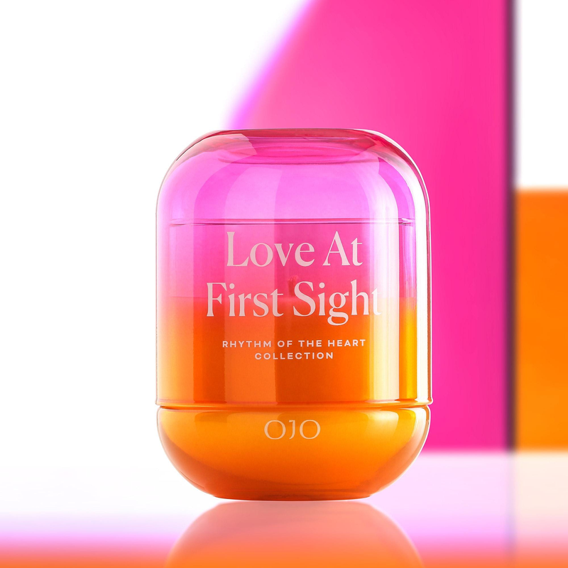 OJO Love at First Sight Scented Candle 7.8 Oz Jar Candle +35 Hour Long Lasting B6