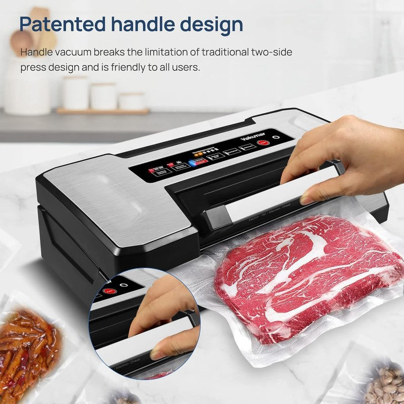 Precision Pro Vacuum Sealer – Food Sealing Machine with Cutter, Bag Roll & 33