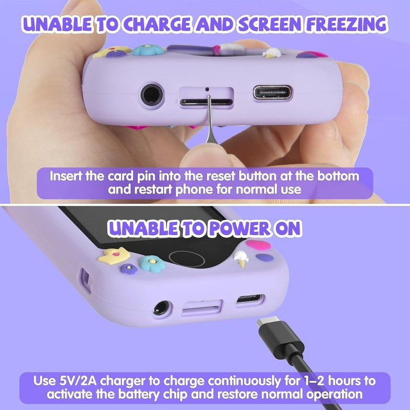 Kids Smart Phone for Girls Gifts - Toddler Christmas Birthday Gift for Age 3 4 57