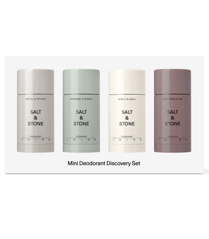 Aluminum Free Deodorant Set Extra Strength Mini Travel Size 48H1