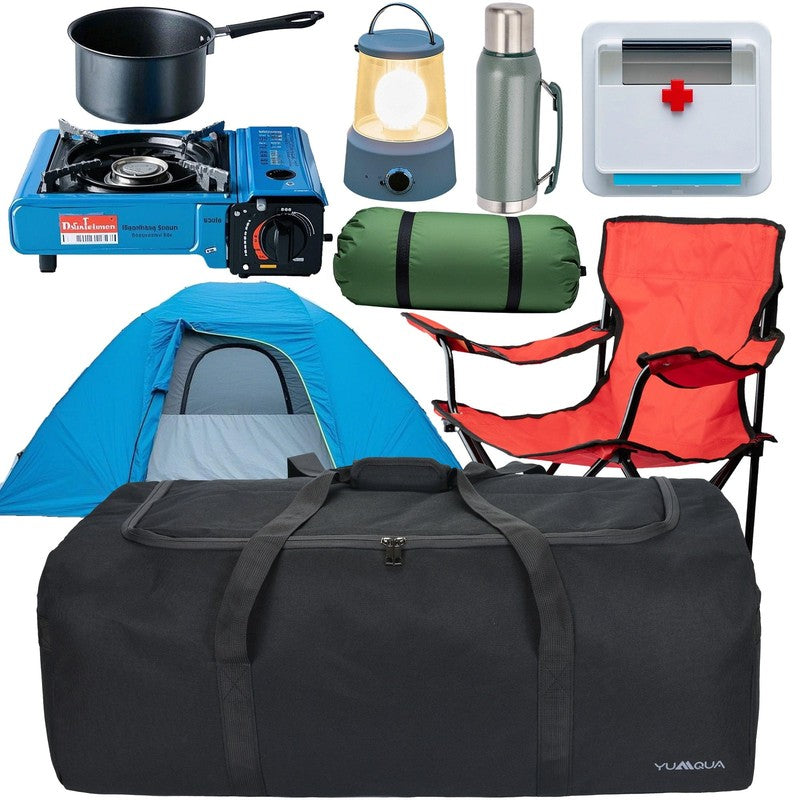 100L Travel Duffle Bag, Large Camping Gear Storage Weekender Bag Overnight, Gym 3