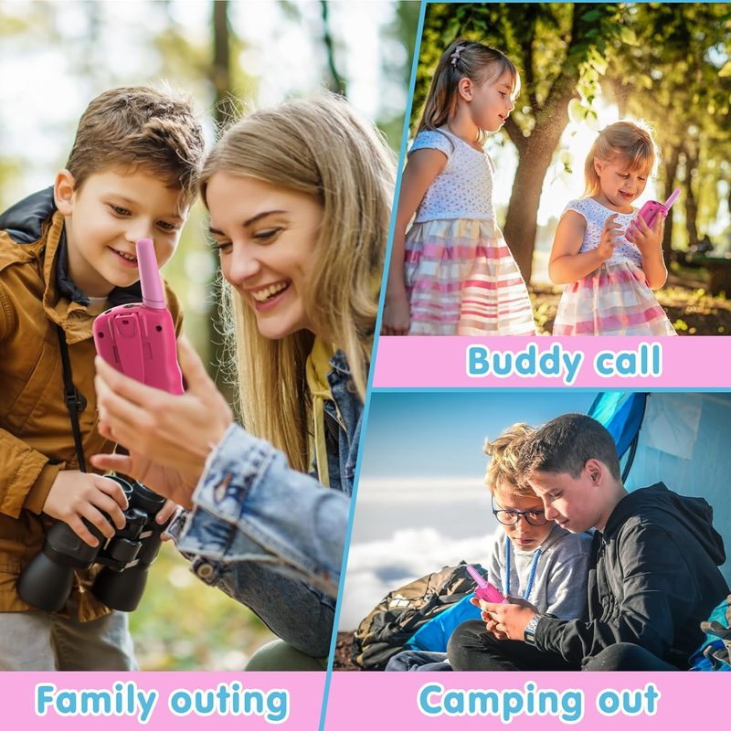 Kids Walkie Talkies 22 Channel 2 Way Radio 3 Mile Range LCD Flashlight3