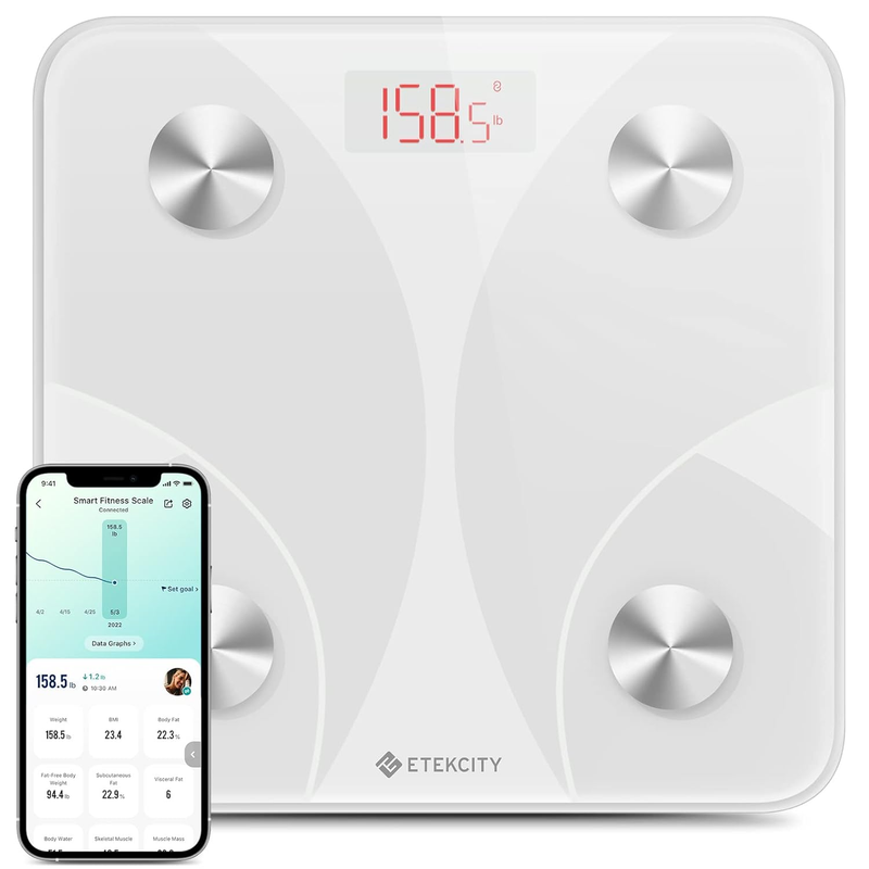 Body Weight Scale Smart Digital Bluetooth Body Fat BMI 400lb Analyzer0