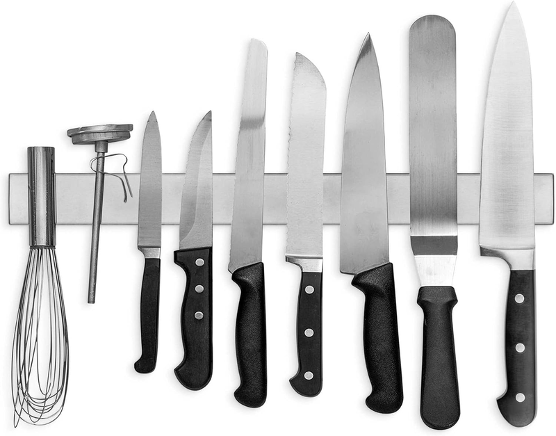 18 Inch Stainless Steel Magnetic Knife Bar   Use as Knife Holder, Rack, Strip, K0