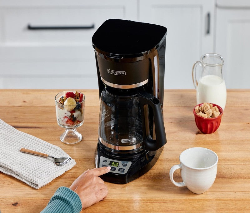 Programmable 12-Cup Drip Coffee Maker with Custom Brew Strength, Black9