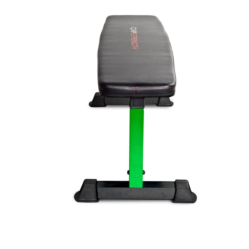 Strength Flat Utility Weight Bench 600LB Capacity Green Home Gym2