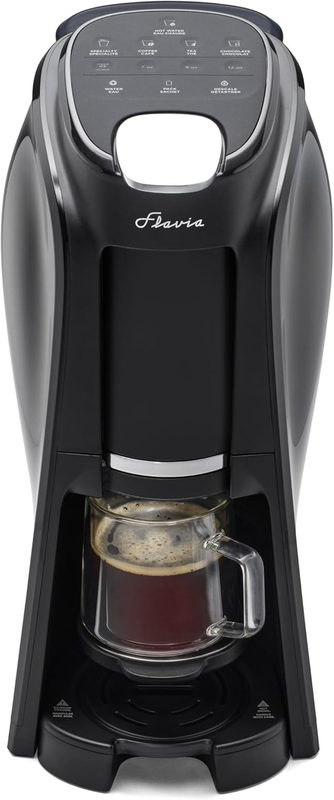 Aroma Brewer Single Serve Coffee Maker for Lattes Tea Hot & Iced Grey0